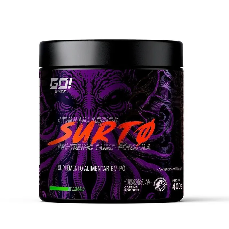 Pré Treino Surto com Beta Alanina 400g – GO NUTRITION