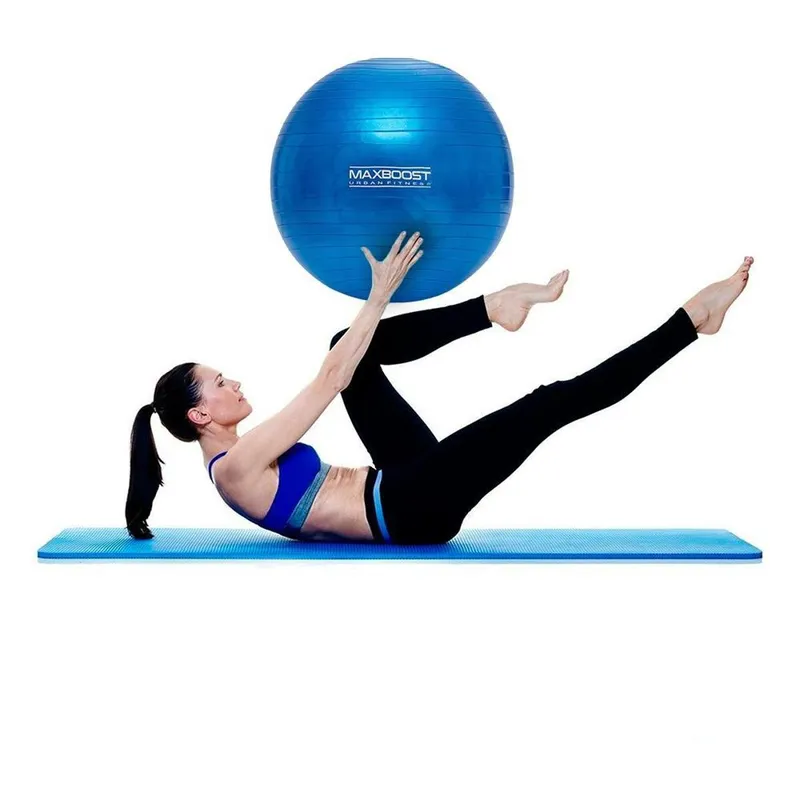 Bola de Pilates 75 cm Academia Treino Abdominal Alongamento Bola de Ginastica