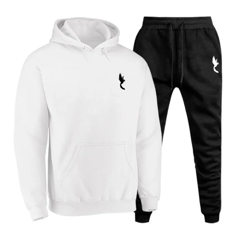 Moletom Masculino Conjunto Canguru Capuz Confortável