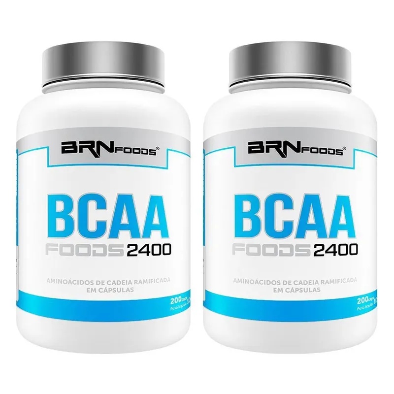 Kit 2x BCAA 2400 - 200 cáps – BRN Foods