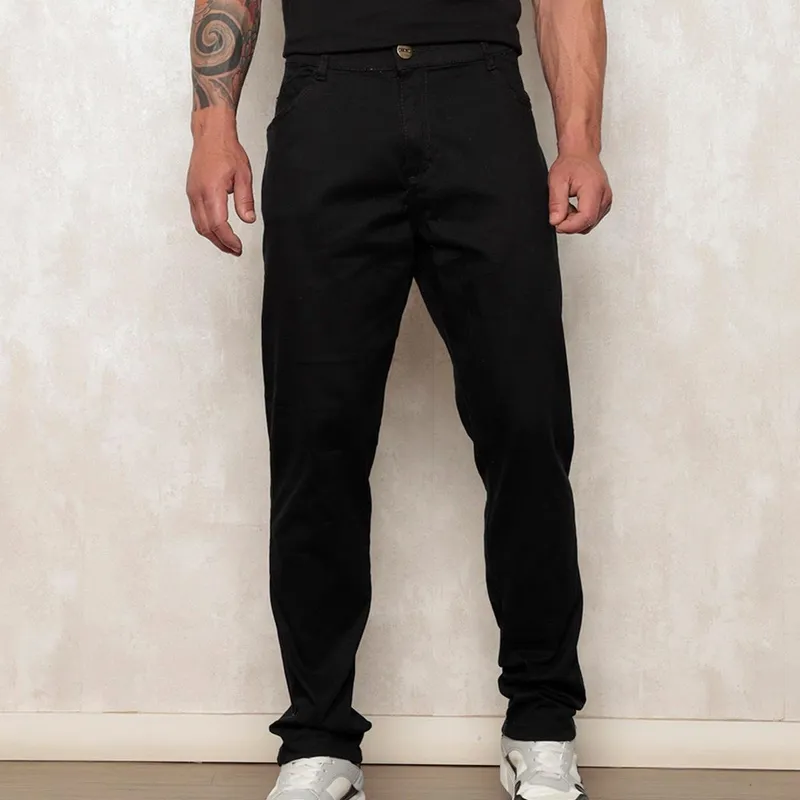 Calça Jeans Masculina Preta Confortável