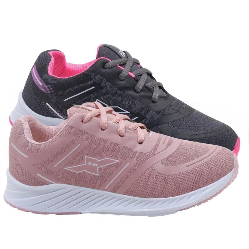 Kit 2 Pares Tênis Infantil Menina Esportivo Criança Feminino Original