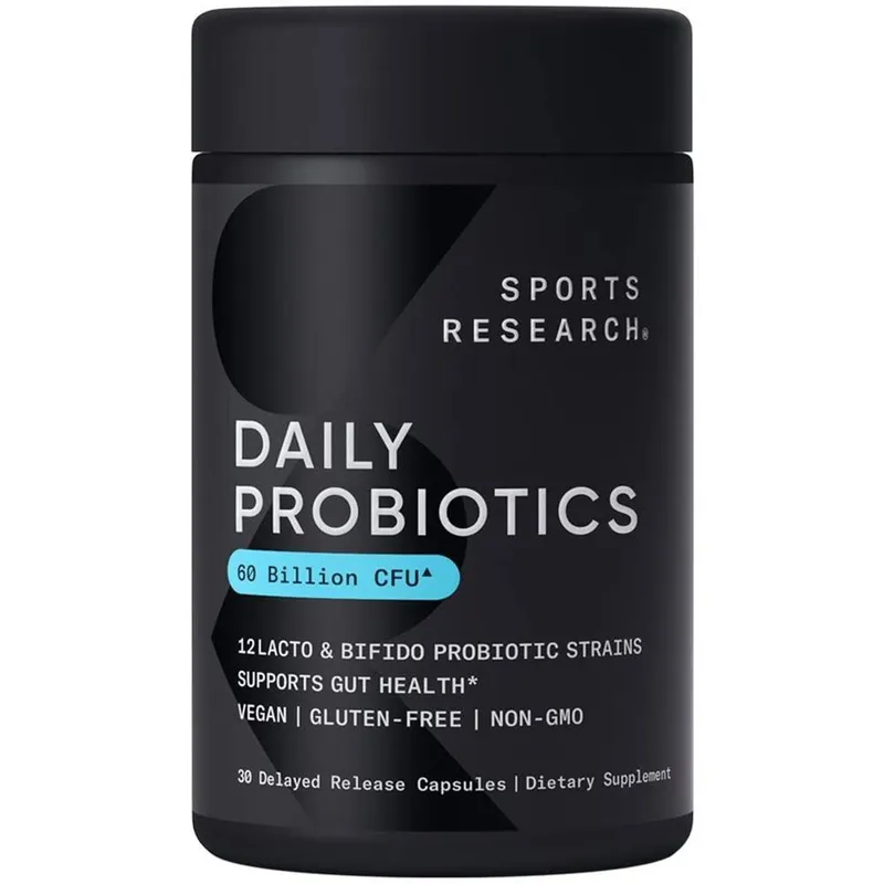 Probiotics Sports Research Daily 60 Bilhões De Cfu 30 Cápsulas