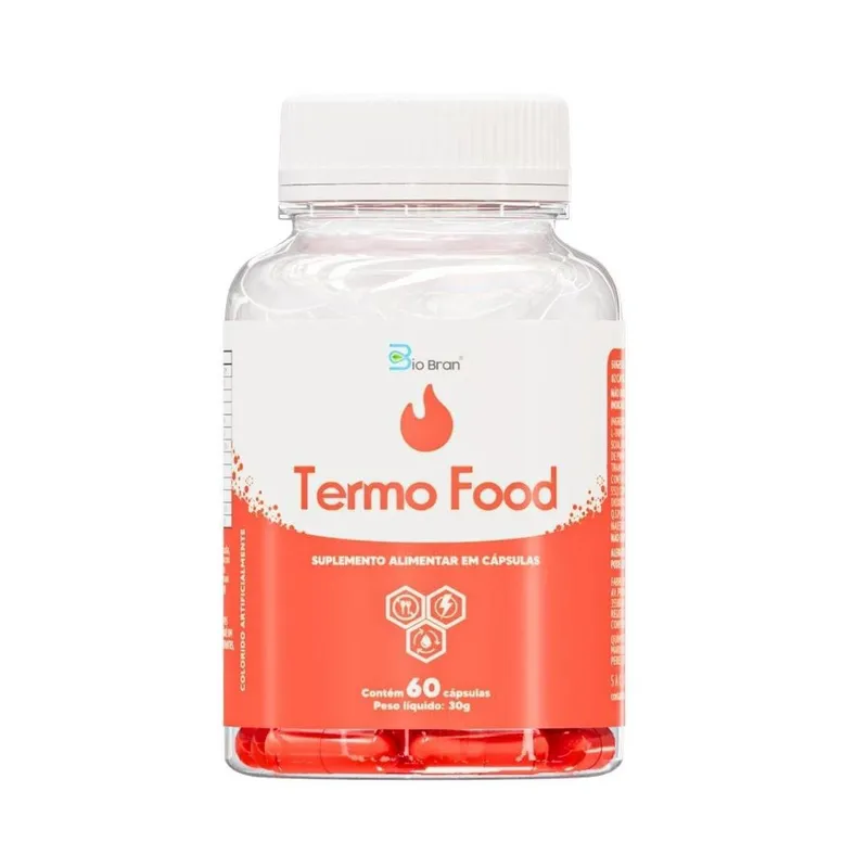 Suplemento Termogênico sem Cafeína com Laranja Moro, Espirulina, Linhaça e Guaraná