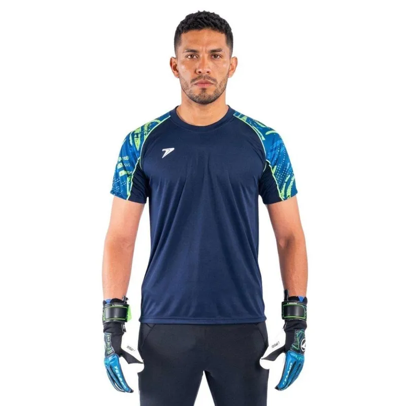 Camisa Poker Goleiro Manga Curta Sublimada Sentinela