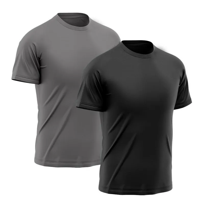 Kit 2 Camisetas Masculina Manga Curta Esporte Fitness Básica Premium Corrida