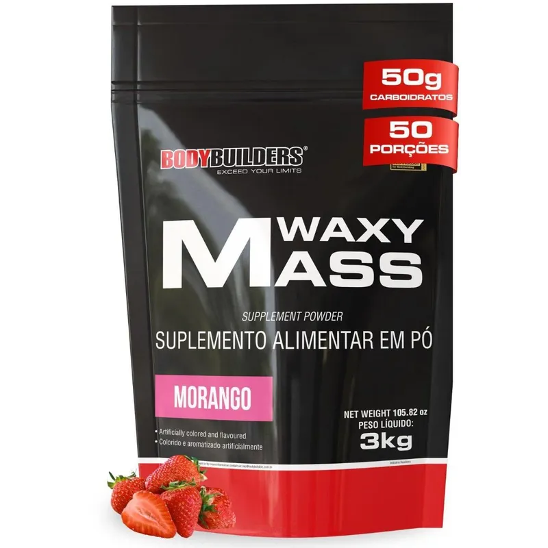 Hipercalórico Waxy Mass 3kg Refil - Bodybuilders