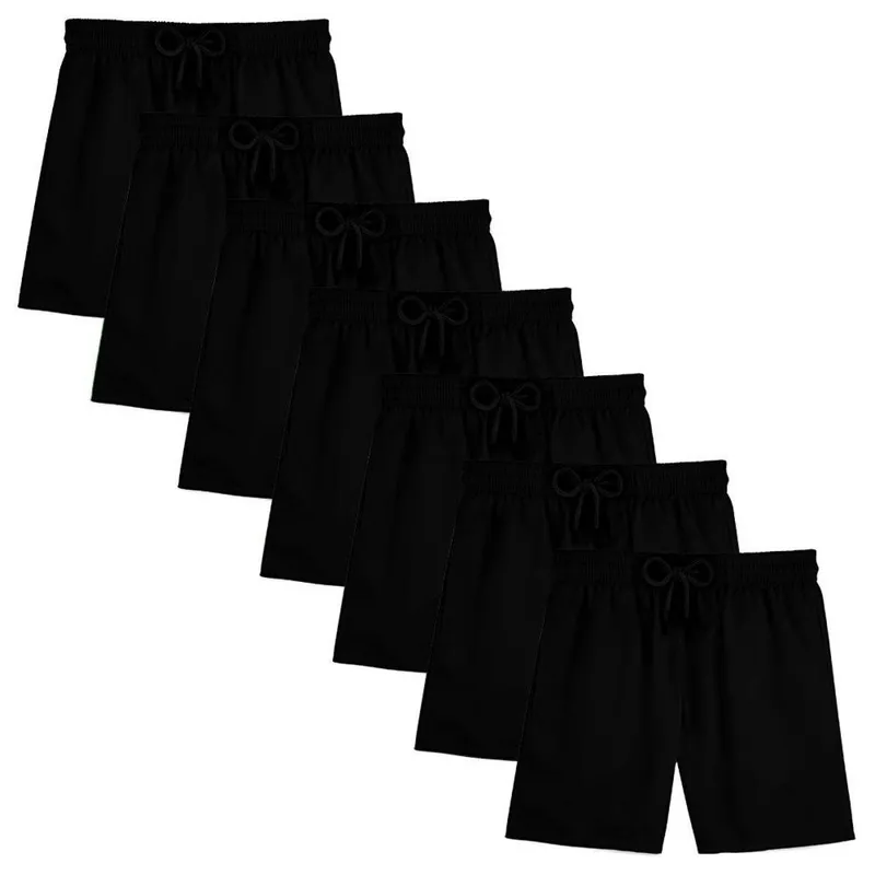 Kit 7 Short Masculino Bermuda Esporte Mauricinho Tactel