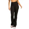 Calça Flare Peluciada Legging Bella Fiore Boca de Sino Bailarina Cintura e Cós Alto Moda Fitness
