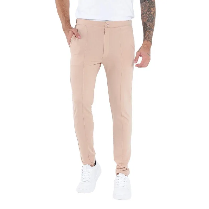 Calça Moletinho Premium Masculina com Detalhe Frontal