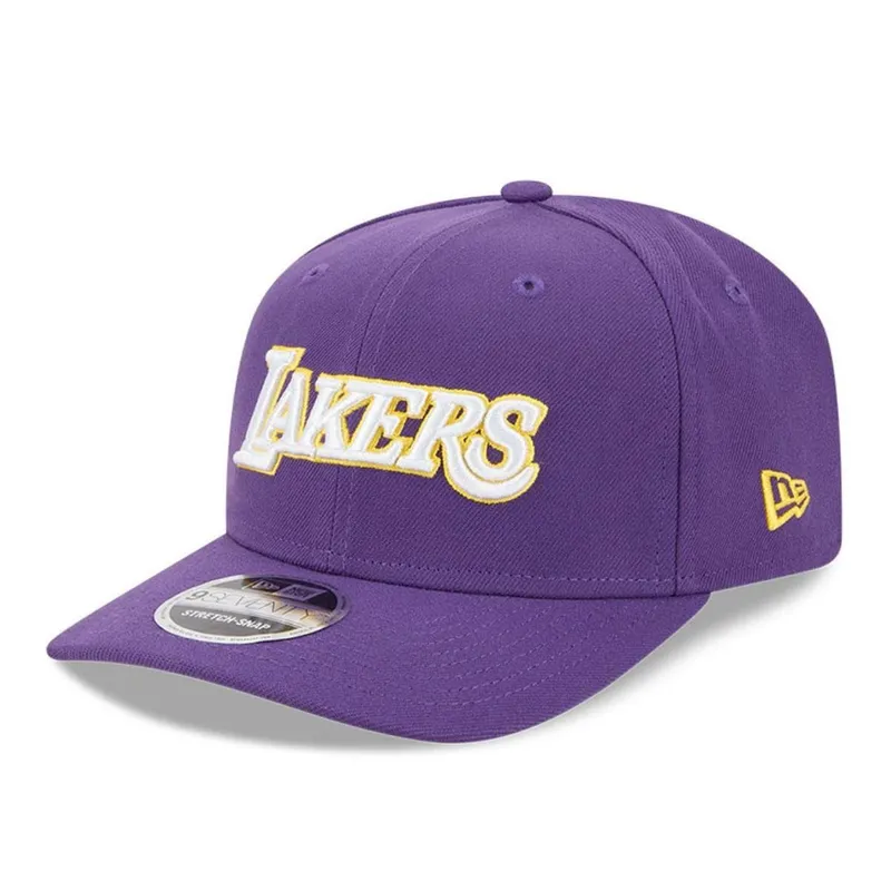 BONE NEW ERA 9SEVENTY STRTCH SNAP LOS ANGELES LAKERS NBA ROXO