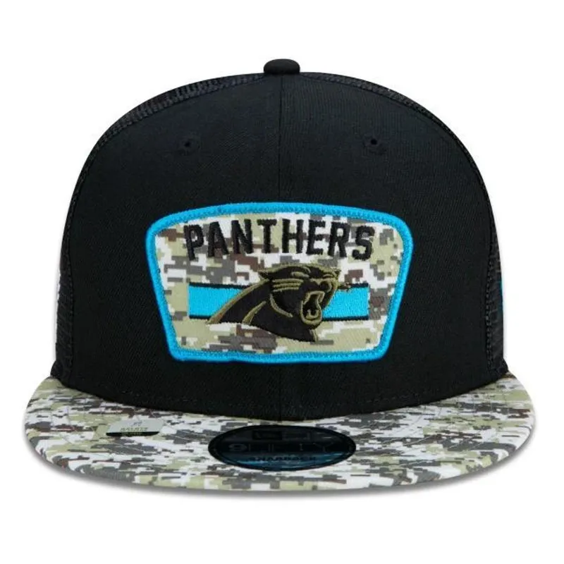 BONÉ NEW ERA 950 CAROLINA PANTHERS SALUTE TO SERVICE NFP22BON248 PRETO VERDE CAMO