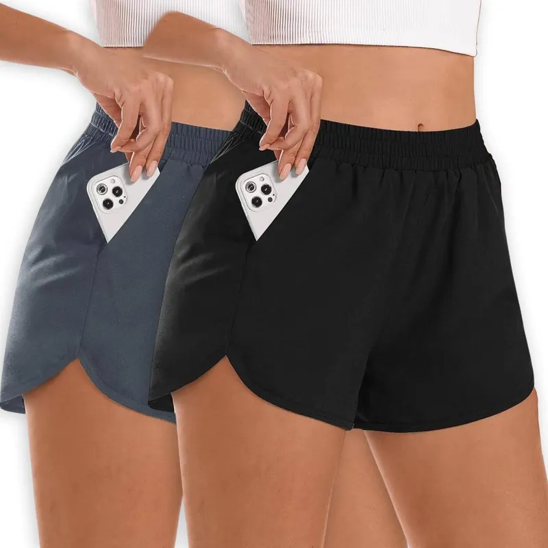 Kit 2 SHORTS TACTEL FEMININO Bolsos Academia Corrida Bermuda 1066 COR:;TAMANHO:M;Gênero:Feminino