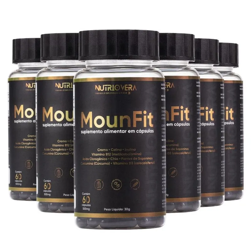 Kit 6 MounFit Suplemento Alimentar