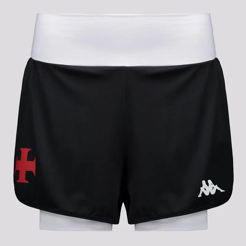 Shorts Kappa Vasco Supp Color Feminino