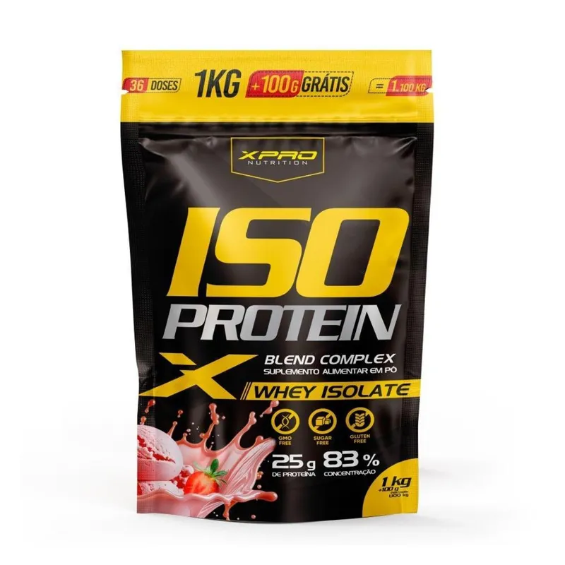 Whey Protein Isolado Iso Blend Complex Zero Açucar 1.100kg Xpro Nutrition