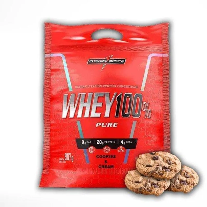 Whey Protein 100% Pure Refil 900g Integralmedica