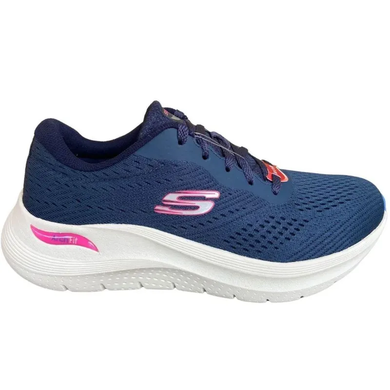 Tênis Feminino Esportivo Corrida Skechers Arch Fit 2.0 150051 Marinho