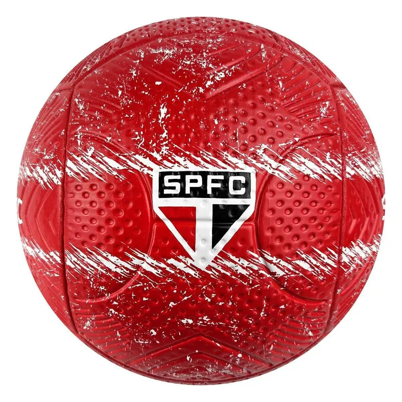 Bola Campo São Paulo Vermelho Tricolor Licenciada
