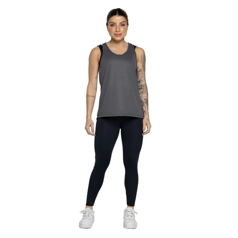 Calça Legging Smart + Regata Dry Serra e Mar Roupa Para Academia