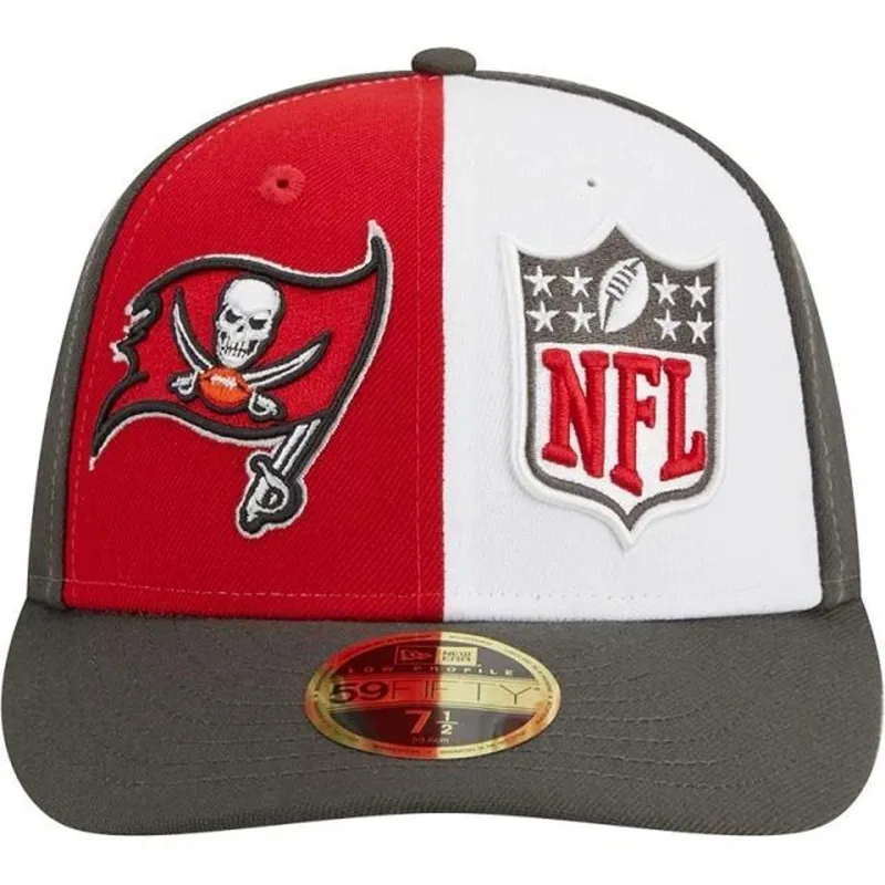 BONÉ NEW ERA 5950 TAMPA BAY BUCCANEERS SIDELINE NFP24BON006 MARROM VERMELHO