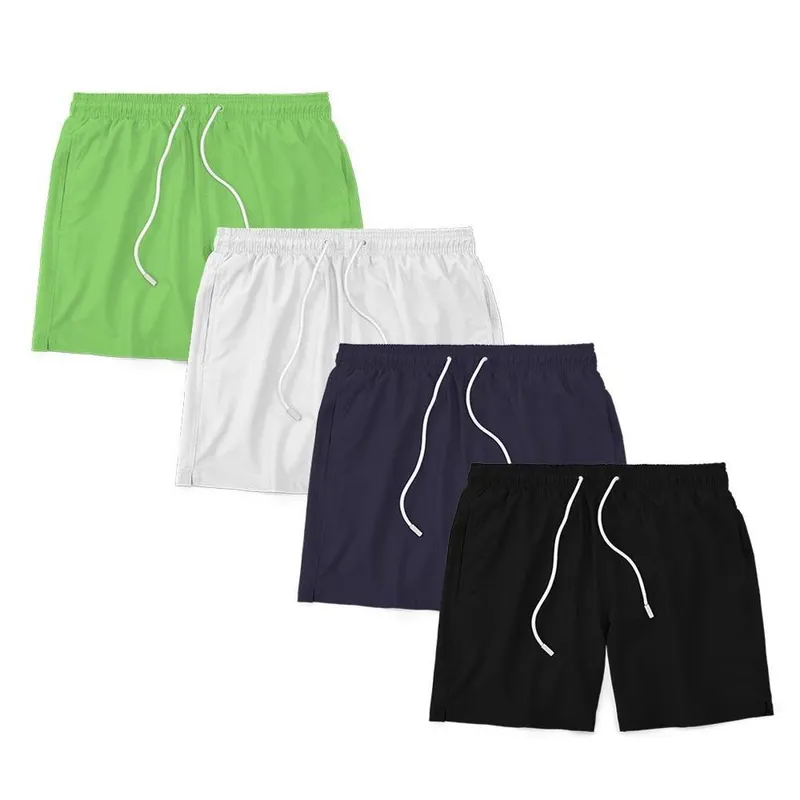 Kit 4 Shorts Masculino Liso Básico Bermuda Tactel Água Praia Treino Academia Corrida