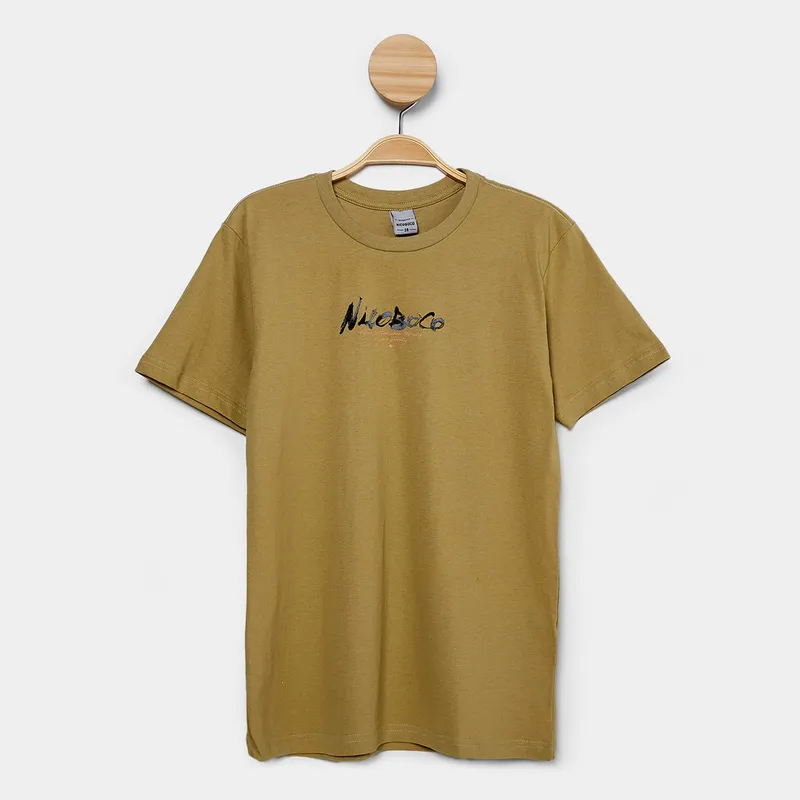 Camiseta Infantil Nicoboco Básica Cristal Menino