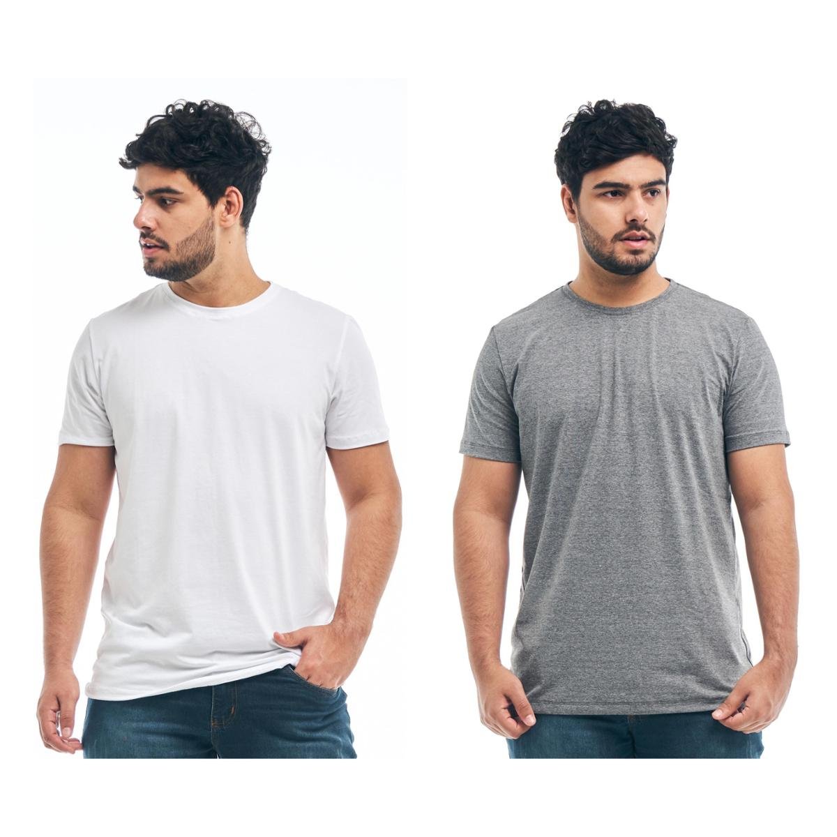 Kit 2 Camisetas Konoa Algodão Premium Egípcio