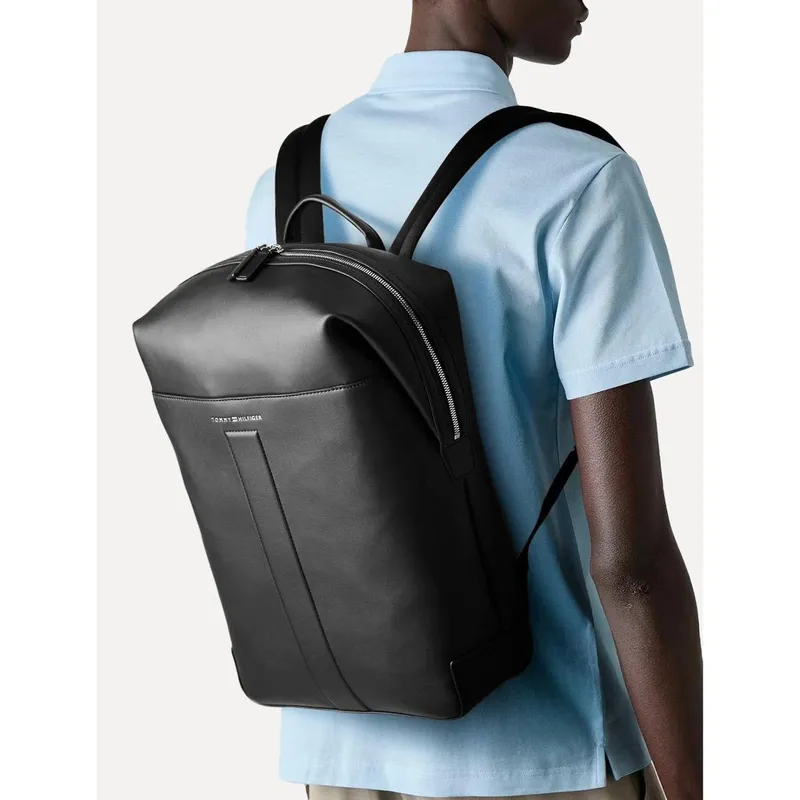 Mochila Tommy Hilfiger Relaxed Backpack Preta