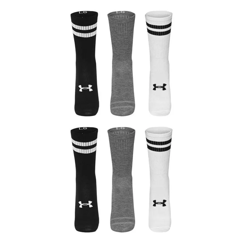 Meia Under Armour Essential - Pacote com 6 Pares