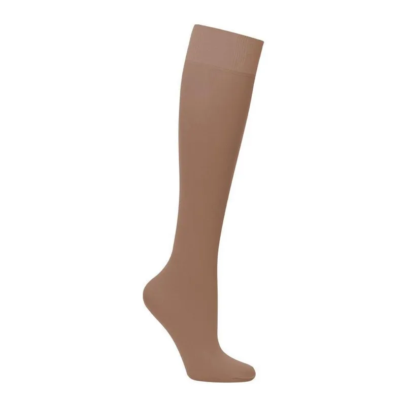 MEIA LOBA 5510-001 3/4 BASICA FIO 20 BEGE