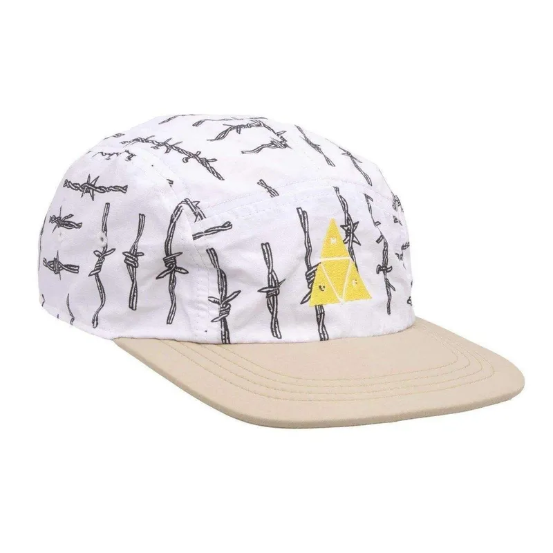 Boné HUF Dupla Face Peak Reversible Volley 5 Panel Aba Reta