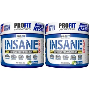 Kit 2X Insane Explosion Extreme Pre-Workout - 200g Maçã Verde - Profit
