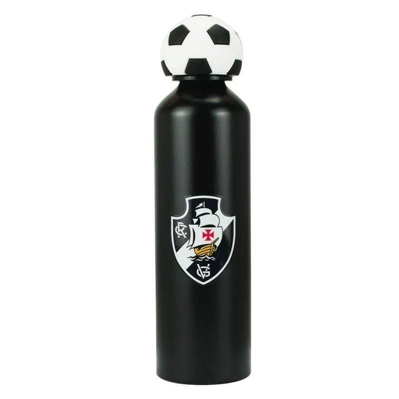 Garrafa Alumínio Tampa Bola 750ml - Vasco