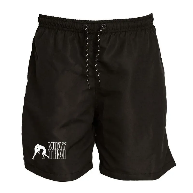 Short Masculino Tactel Muay Thai Academia Treino Conforto