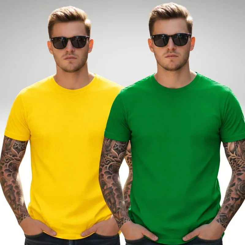 KIT 2 Camisetas Masculina Cores Brasil