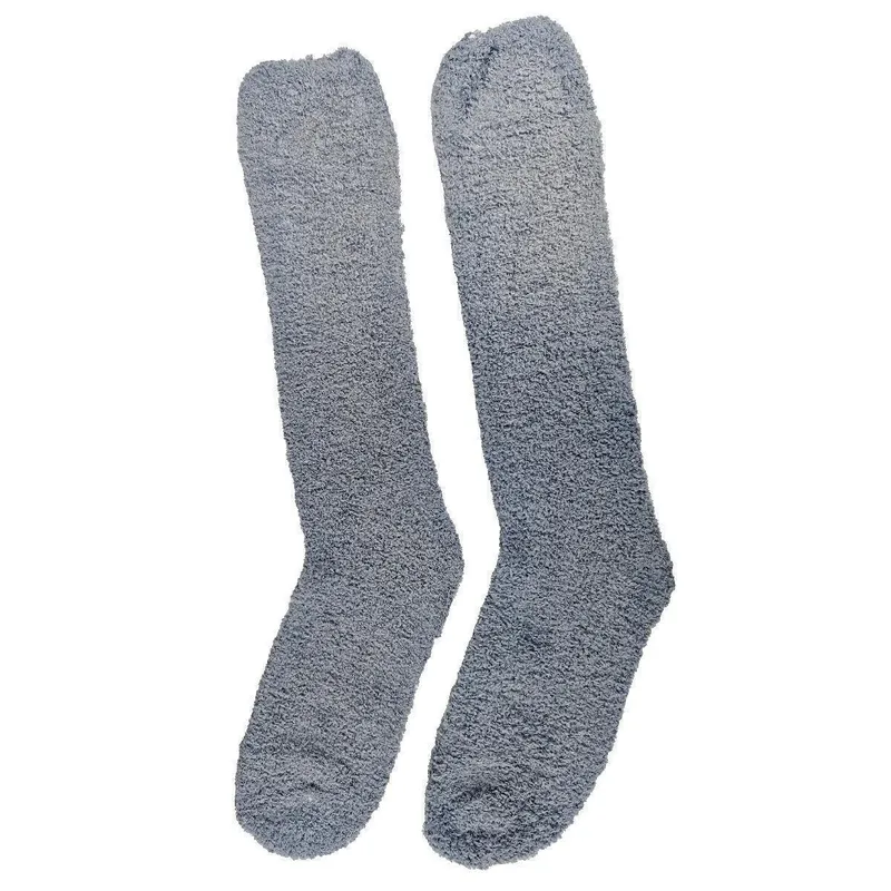 Meia Adulto Masculino 3/4 Longa Inverno Proteção Frio Lisa