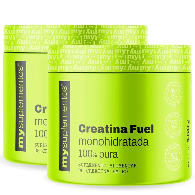 Kit 2x Creatina Monohidratada Pura 150g – My Suplementos