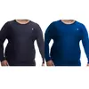 Kit 2 Camisa Masculina Térmica Plus Size Proteção Uv50 Manga Longa