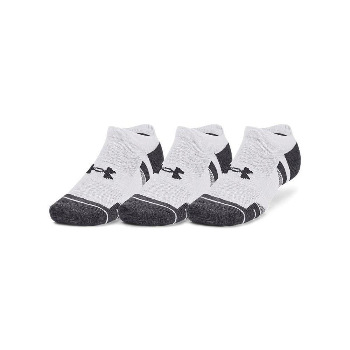 Meia Masculina Under Armour Performance Tech NS - Pacote com 3 Pares 46-49 Preto