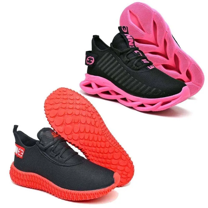 Kit Tênis Feminino Esportivo Evoltenn 2 Pares Confotavel