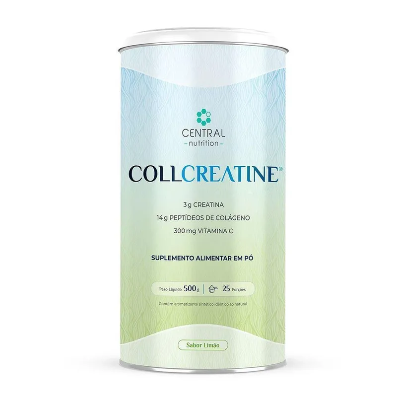 Collcreatine - 500g Lata Limão - Central Nutrition
