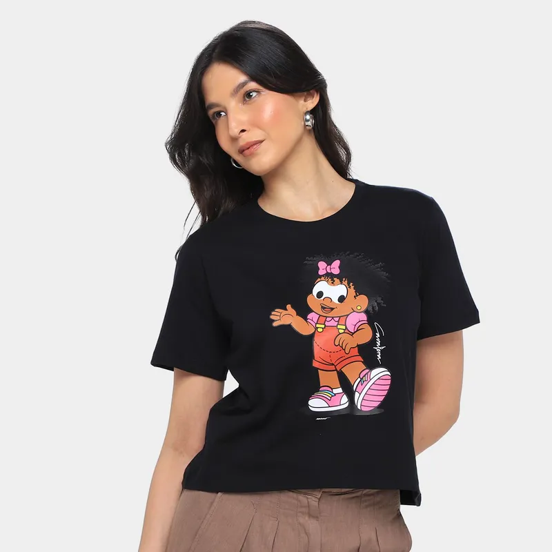 Camiseta Cavalera Folded Milena Feminina