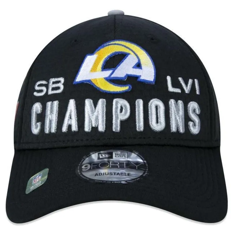 BONÉ NEW ERA 940 LOS ANGELES RAMS SUPER BOWL CHAMPIONS NFP22BON282 PRETO