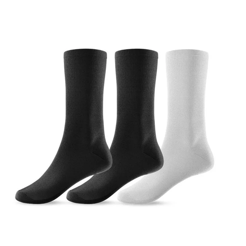 Kit 3 Pares de Meias Cano Alto 36 ao 46 Unissex
