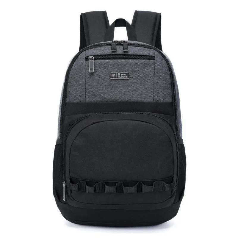 Mochila Ozil Escolar Masculina Faculdade USB Notebook 22 Litros