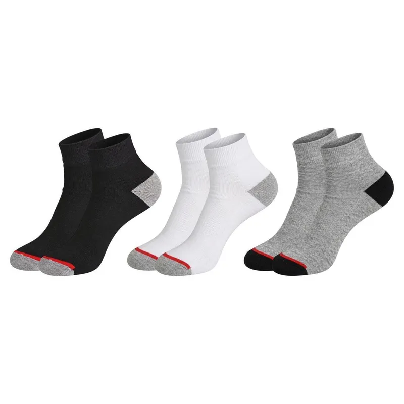 Kit 3 Pares Meia Esportiva Cano Curto Atoalhada Conforto Up 5186