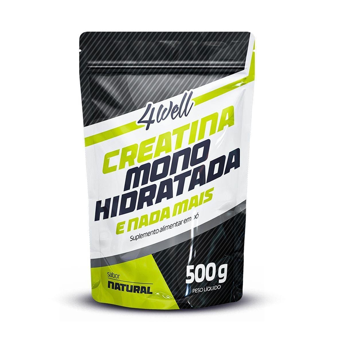Creatina Monohidratada 500g Sabor:Sem