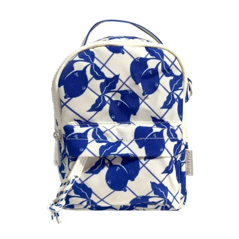 Mini Mochila Farm Borogodó Limão Gráfico 78331306 Off White