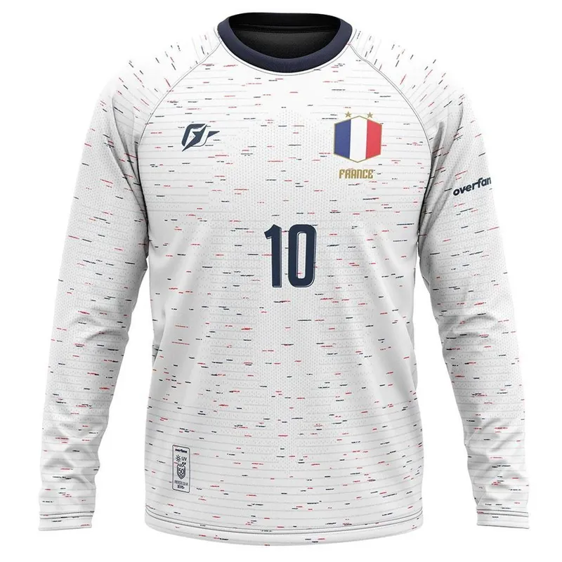 Camiseta Manga Longa Filtro UV França Retrô